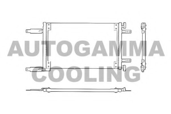 102966 AUTOGAMMA Condenser, air conditioning