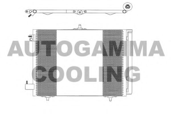 103127 AUTOGAMMA Condenser, air conditioning