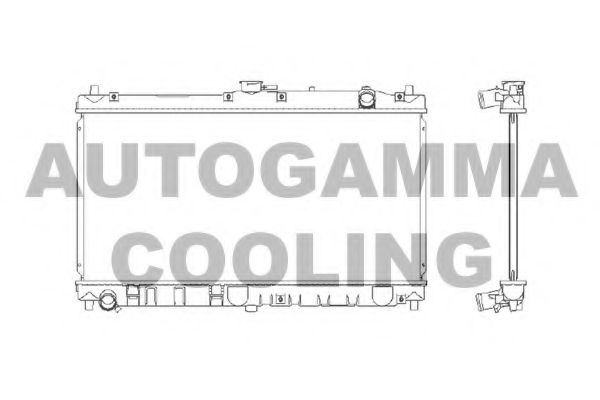 103152 AUTOGAMMA Cooling System Radiator, engine cooling