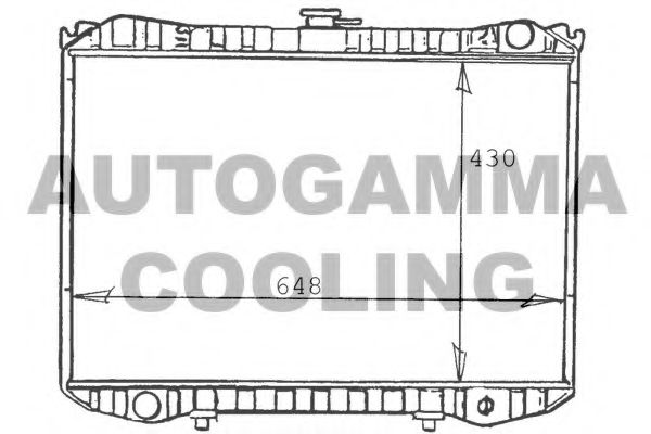 103257 AUTOGAMMA Control Arm-/Trailing Arm Bush
