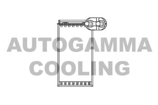 103329 AUTOGAMMA Heat Exchanger, interior heating