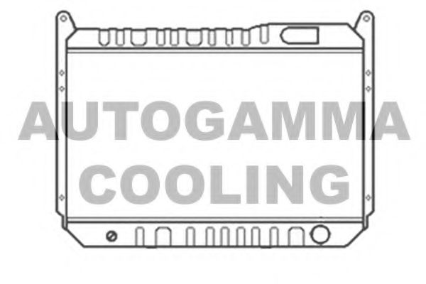 103345 AUTOGAMMA Radiator, engine cooling