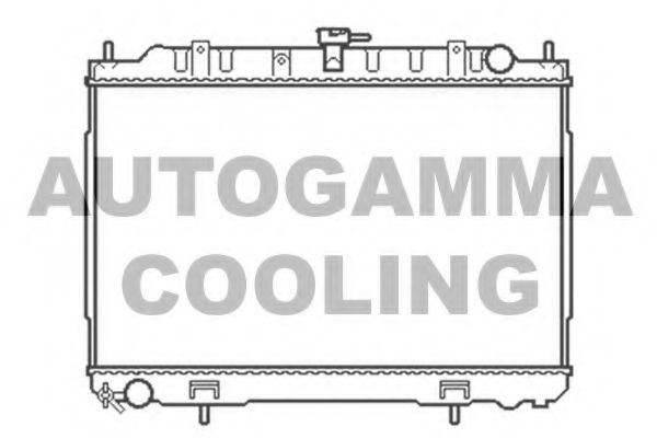 103349 AUTOGAMMA Cooling System Radiator, engine cooling