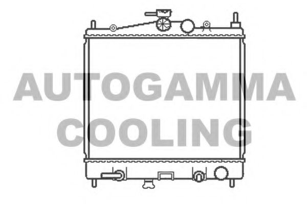 103383 AUTOGAMMA Radiator, engine cooling