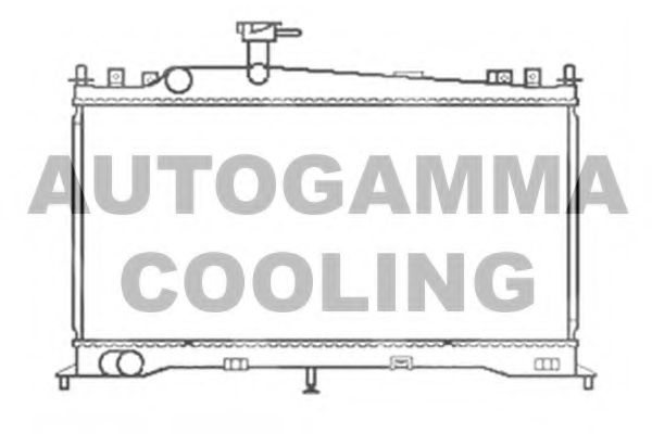 103438 AUTOGAMMA Radiator, engine cooling