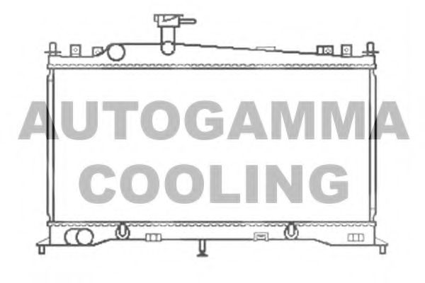 103439 AUTOGAMMA Cooling System Radiator, engine cooling