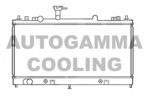 103441 AUTOGAMMA Radiator, engine cooling