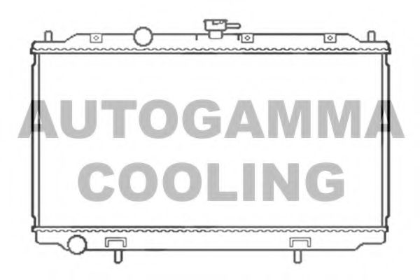 103497 AUTOGAMMA Radiator, engine cooling