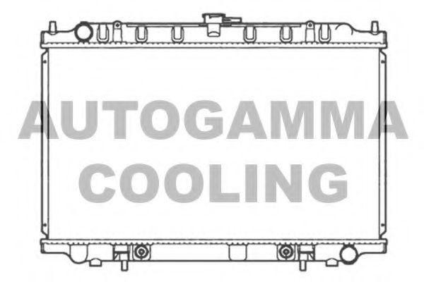 103503 AUTOGAMMA Radiator, engine cooling