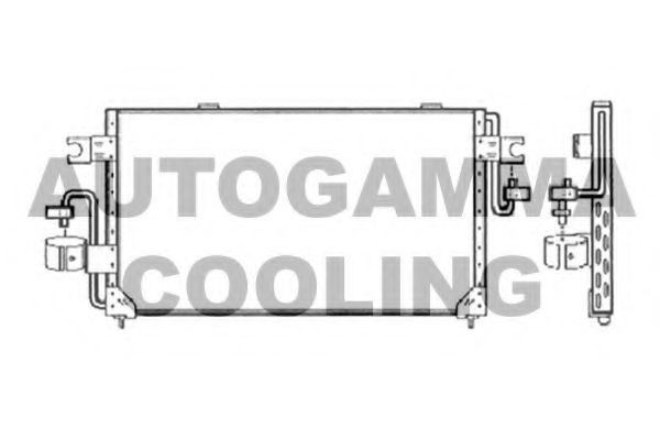 103506 AUTOGAMMA Condenser, air conditioning