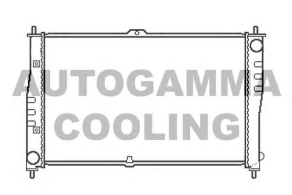 103607 AUTOGAMMA Radiator, engine cooling