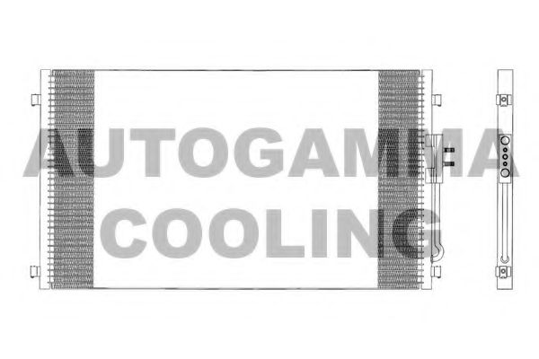 103618 AUTOGAMMA Condenser, air conditioning