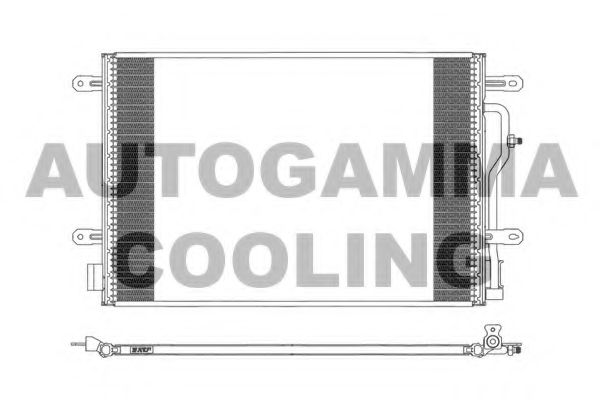 103620 AUTOGAMMA Condenser, air conditioning