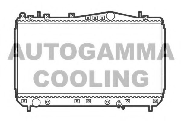 103651 AUTOGAMMA Radiator, engine cooling