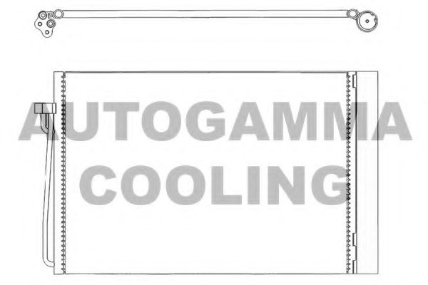 103655 AUTOGAMMA Condenser, air conditioning