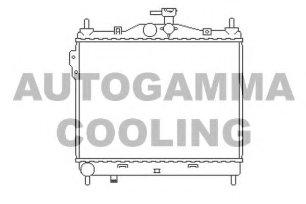 103669 AUTOGAMMA Radiator, engine cooling