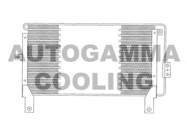103681 AUTOGAMMA Condenser, air conditioning