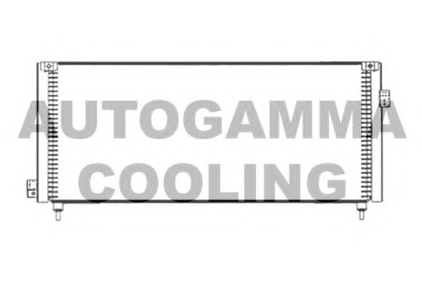 103687 AUTOGAMMA Condenser, air conditioning