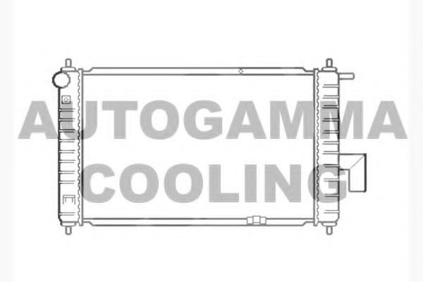 103697 AUTOGAMMA Radiator, engine cooling