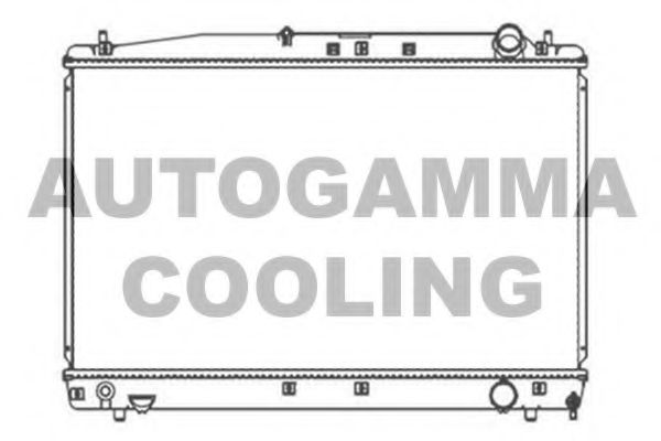 103713 AUTOGAMMA Radiator, engine cooling