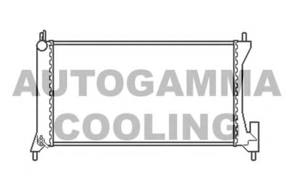 103760 AUTOGAMMA Radiator, engine cooling