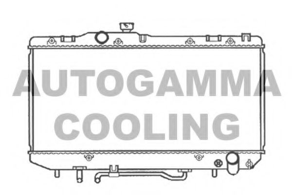 103783 AUTOGAMMA Radiator, engine cooling