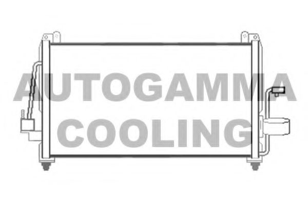 103809 AUTOGAMMA Condenser, air conditioning