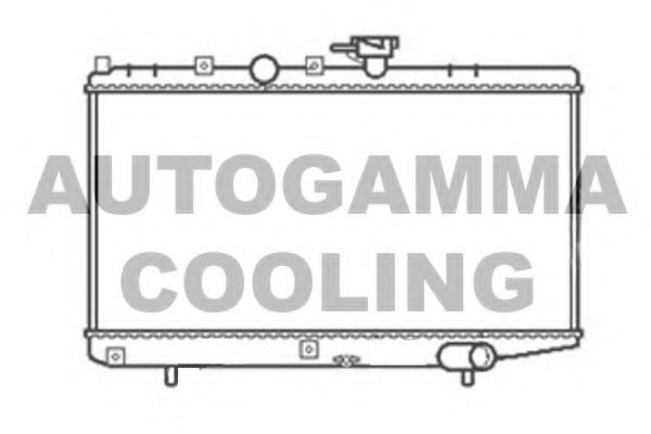 103817 AUTOGAMMA Radiator, engine cooling