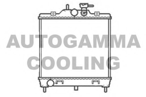 103821 AUTOGAMMA Radiator, engine cooling