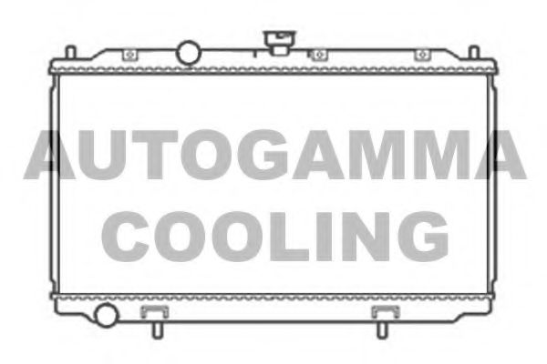 103840 AUTOGAMMA Radiator, engine cooling