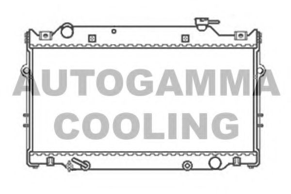 103843 AUTOGAMMA Radiator, engine cooling