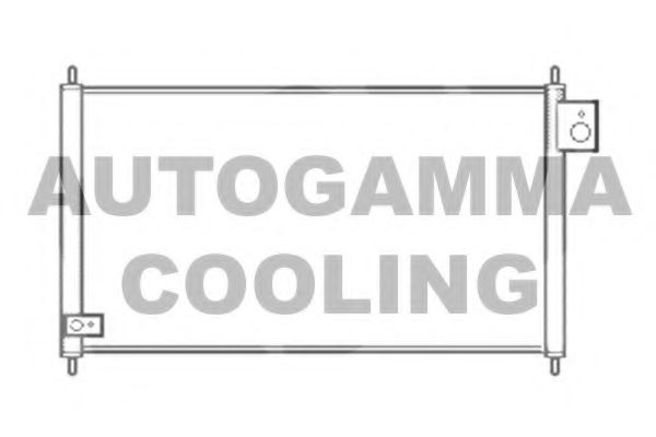 103845 AUTOGAMMA Condenser, air conditioning