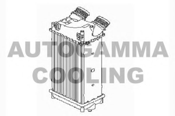 103862 AUTOGAMMA Air Supply Intercooler, charger