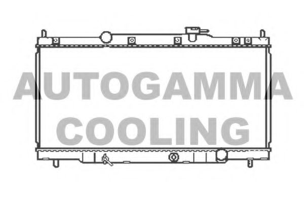 103928 AUTOGAMMA Radiator, engine cooling