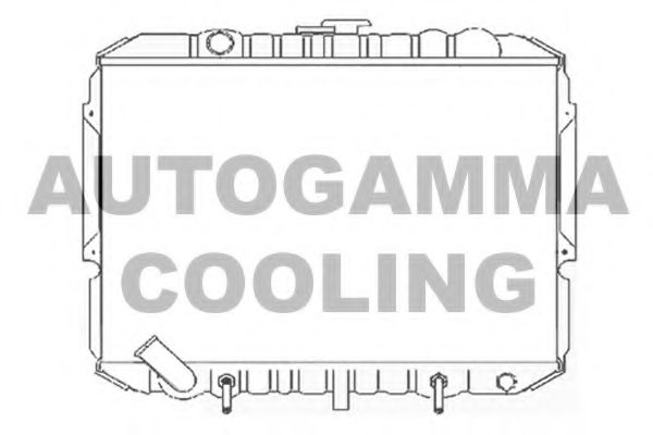 103935 AUTOGAMMA Radiator, engine cooling