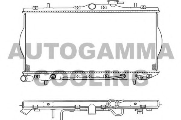 103938 AUTOGAMMA Mounting Kit, exhaust system