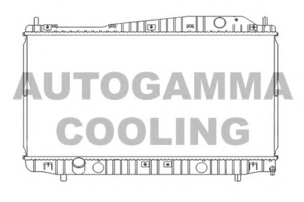 103952 AUTOGAMMA Radiator, engine cooling
