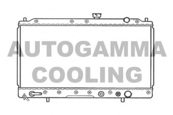 103959 AUTOGAMMA Radiator, engine cooling