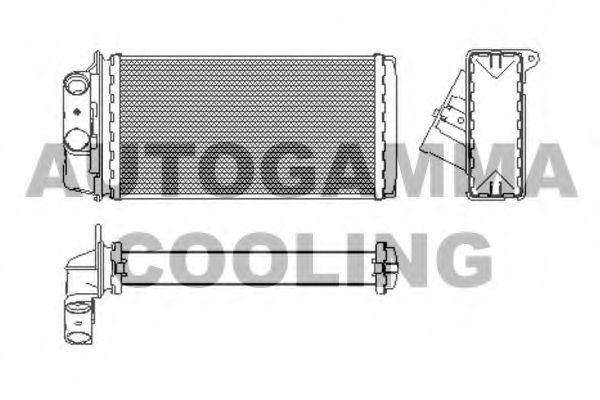103969 AUTOGAMMA Lubrication Gasket Set, wet sump