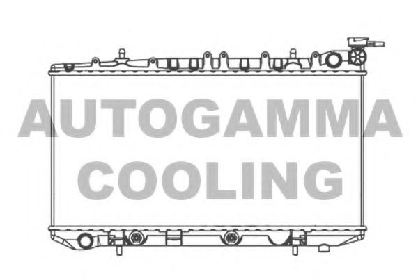 103973 AUTOGAMMA Radiator, engine cooling