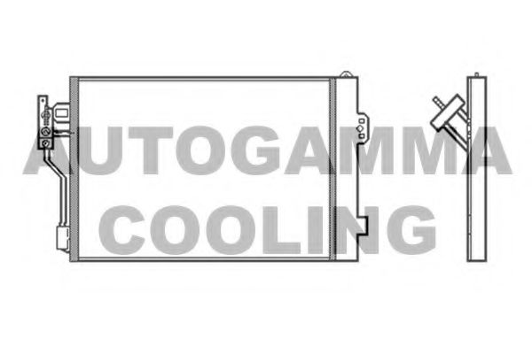 104004 AUTOGAMMA Condenser, air conditioning