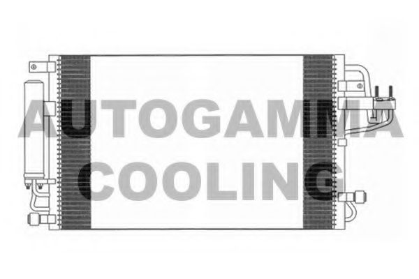104013 AUTOGAMMA Condenser, air conditioning