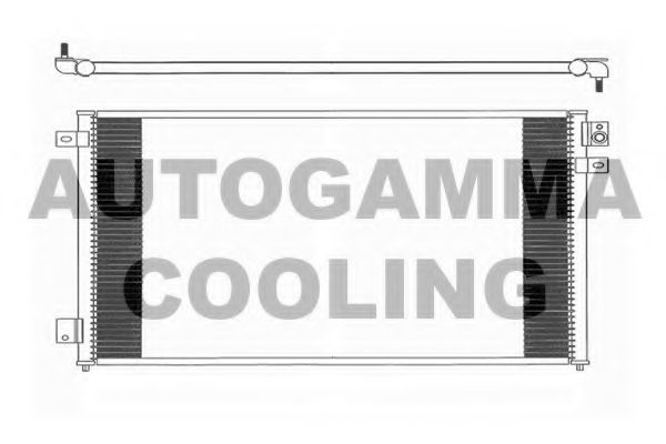 104014 AUTOGAMMA Condenser, air conditioning