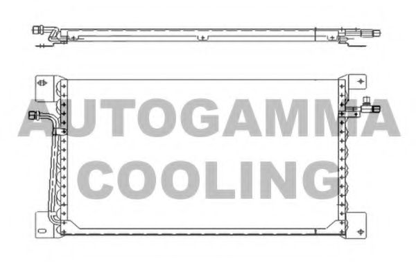104019 AUTOGAMMA Condenser, air conditioning