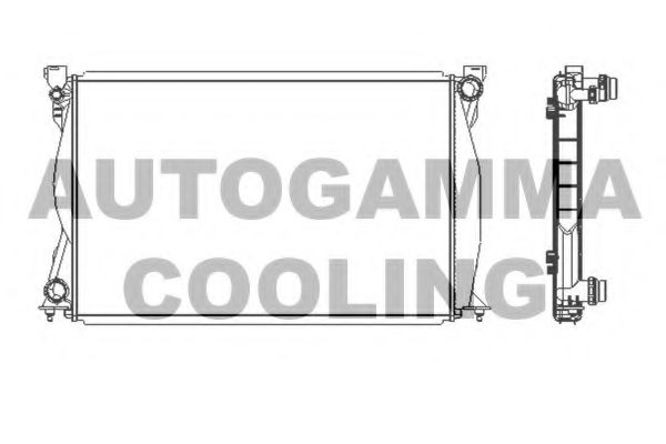 104029 AUTOGAMMA Radiator, engine cooling