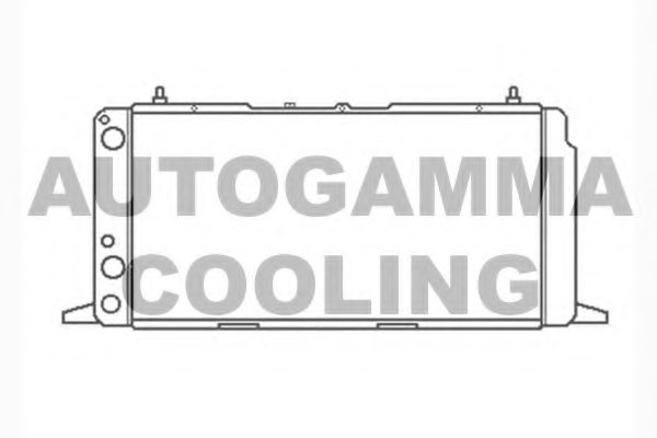 104037 AUTOGAMMA Radiator, engine cooling