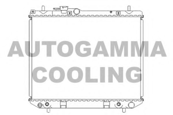 104053 AUTOGAMMA Cooling System Radiator, engine cooling