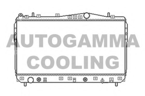 104056 AUTOGAMMA Radiator, engine cooling