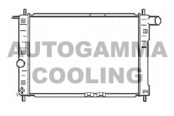 104059 AUTOGAMMA Radiator, engine cooling