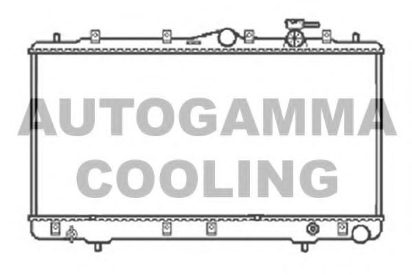 104063 AUTOGAMMA Radiator, engine cooling
